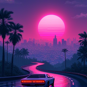 Neon Roads