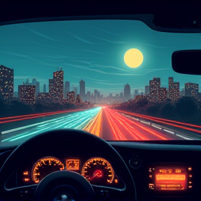 Driving at night