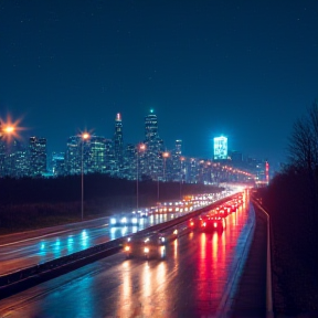 Driving at night