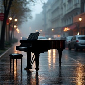 Piano in the Rain