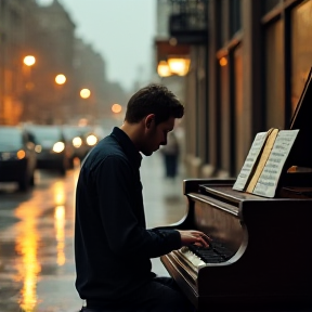 Piano in the Rain