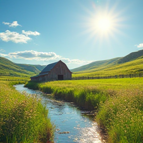 happy moments in the countryside