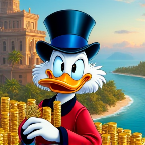 Bogat ca Scrooge McDuck 