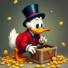 Bogat ca Scrooge McDuck 