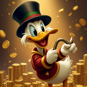 Bogat ca Scrooge McDuck 