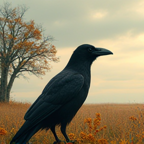 Crows in the Field