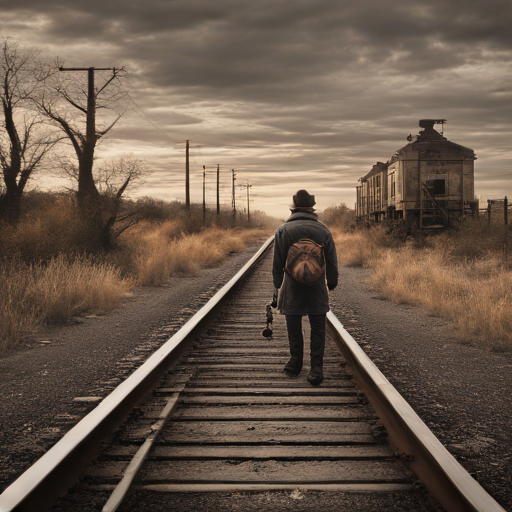 Lonely Man and His Dog