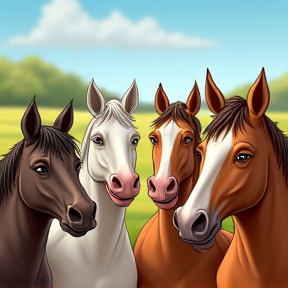 Four Equines Comedy