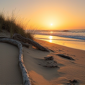 Footprints in the sand