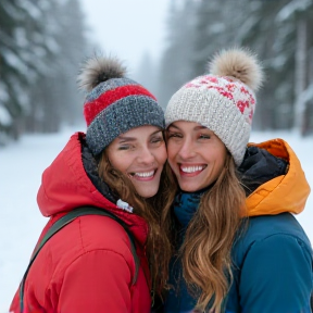 Ski entre amis