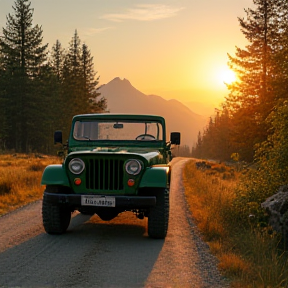 The Old Green Jeep