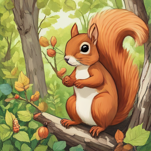 The Brave Little Squirrel