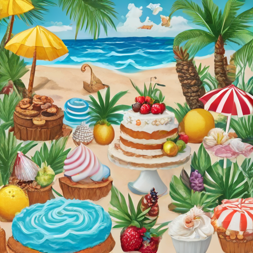 Kuchen am Meer