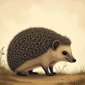 Verlorener Igel