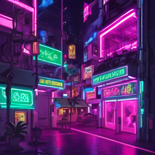 Echoes of the Neon Sky