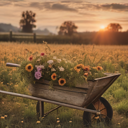 wheel barrow love, love