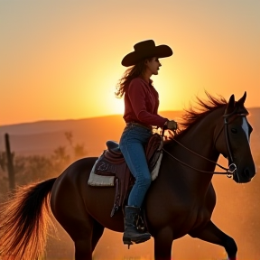 Cowgirls Love Horses SG 6