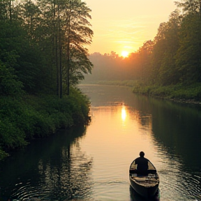 By the River