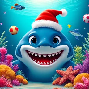 Holiday Shark Party Fun kids song.