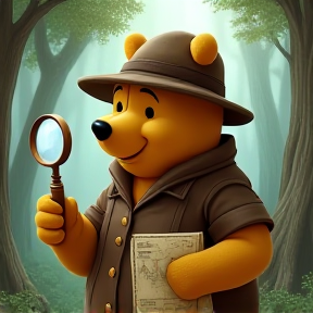 pooh the detective