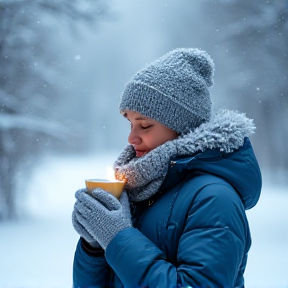 In the arms of snow