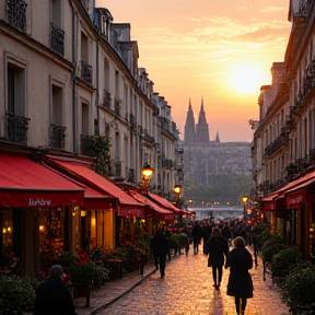 passeggiando sotto il celo di parigi