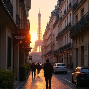 passeggiando sotto il celo di parigi