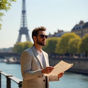 passeggiando sotto il celo di parigi