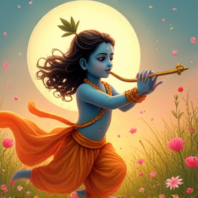 Krishna’s Magical Melody & Butter Surprise!