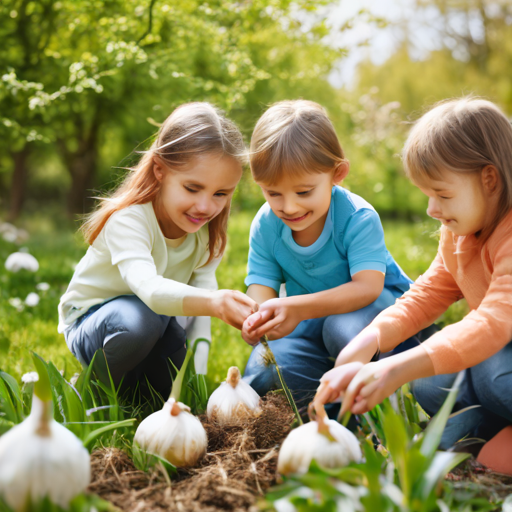 Garlic in the Garden