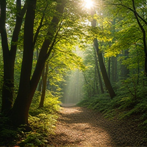 Flying Through The Wild Forest