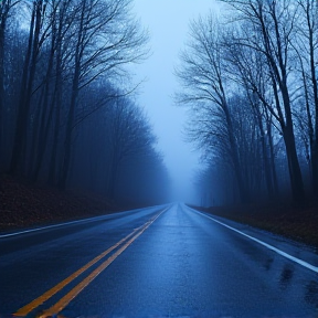 Night, Rain and Road