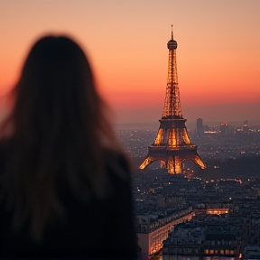 ♪ hey Paris, a mirage of lights 