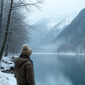 Ein Tag im Schnee 