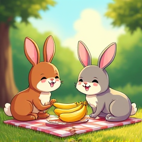 Bunnies and Bananas