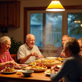 Repas en famille 