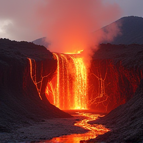 Esculturas de lava