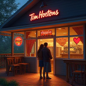 Midnight at the Timmies