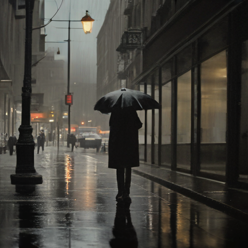 Bajo la lluvia