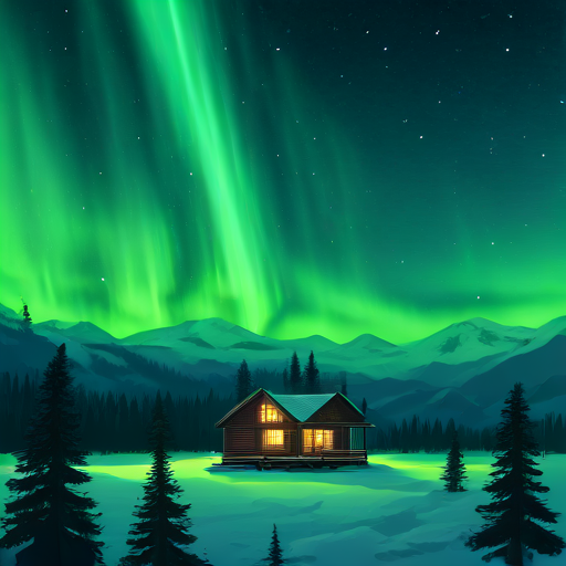 Dancing Under Northern Lights