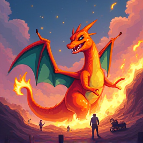 Il fuoco di Charizard 