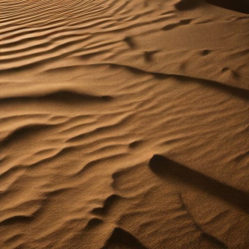 Shadows in the sand