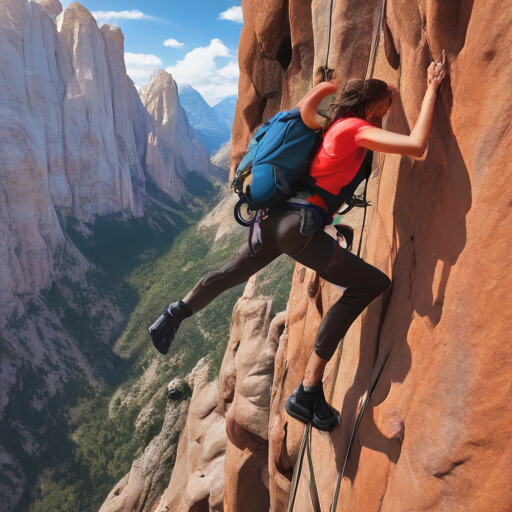 Skyler Diaz the Rockstar Climber