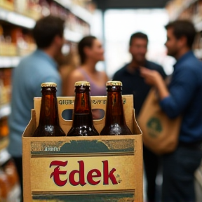 Sechserpack Bier im Edeka