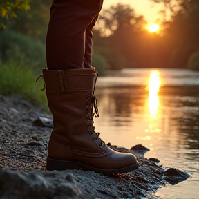 Pilgrim On the River