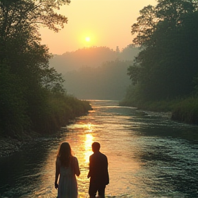 Pilgrim On the River