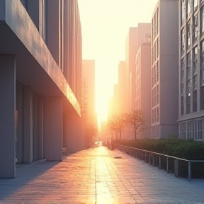 RANDOLPH  STREET (Early morning)