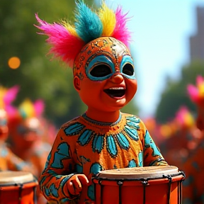 Bailando en el Carnaval