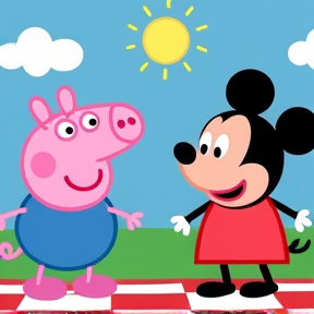 Battle of the Titans: Peppa vs Mickey