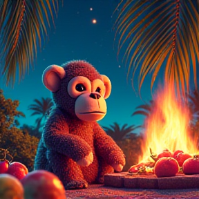 33. Monkey Fruit Party